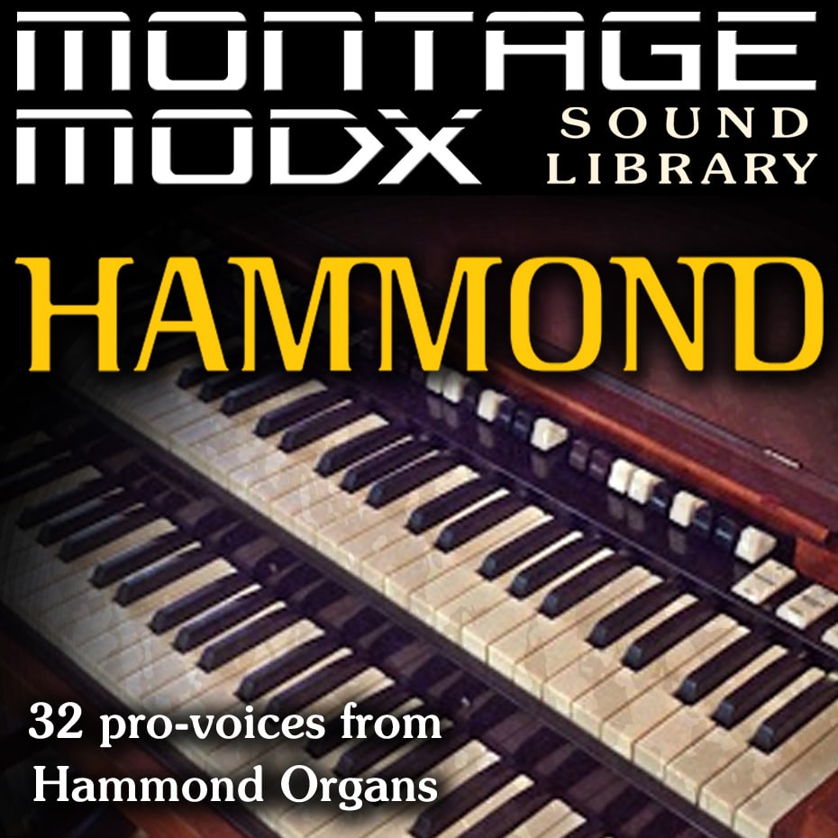 Expansion Sound Library for Yamaha MONTAGE M/Plus/6/7/8 - MODX Plus/6/7/8with HAMMOND sounds
