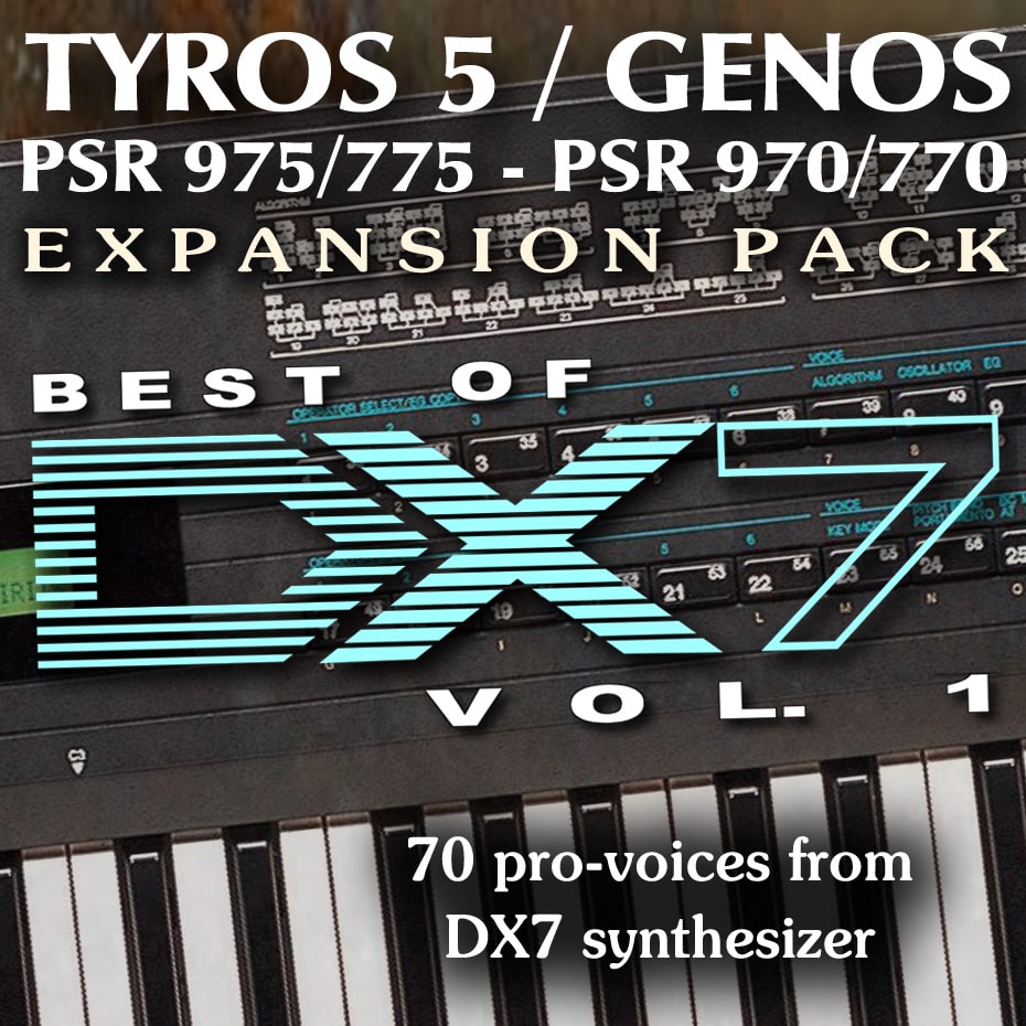 Yamaha DX7 Expansion Pack for Yamaha Arranger