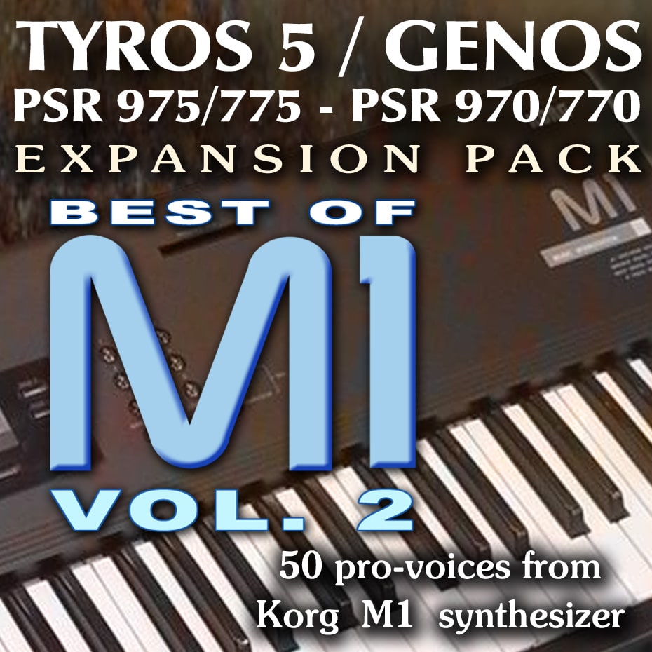 Expansion Pack for Yamaha Arrangers with sounds from the legendary KORG M1