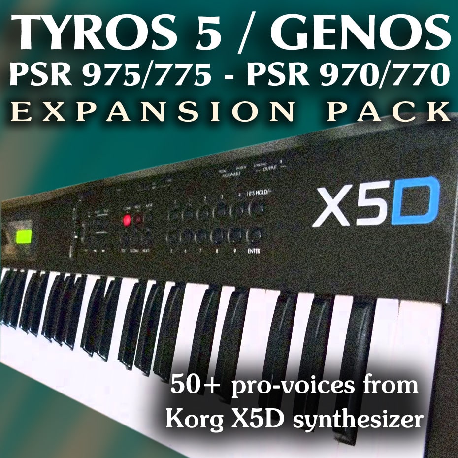 Korg X5D Expansion Pack for Yamaha keyboards